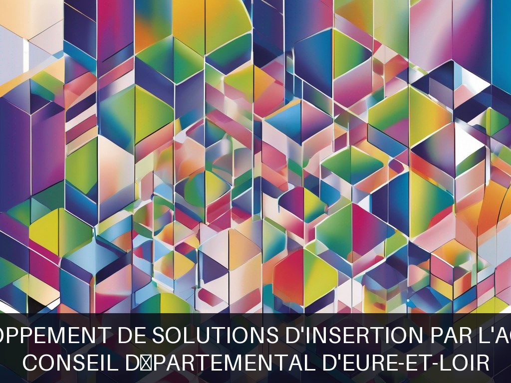 Illustration pour Conseil Départemental d'Eure-et-Loir: Développement de solutions d'insertion par l'activité (Potentiel à Court Terme)