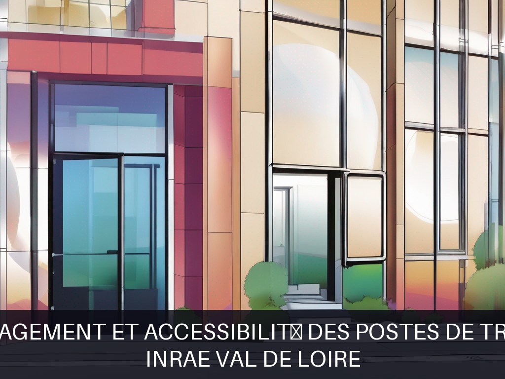 Illustration pour INRAE Val de Loire: Aménagement et accessibilité des postes de travail