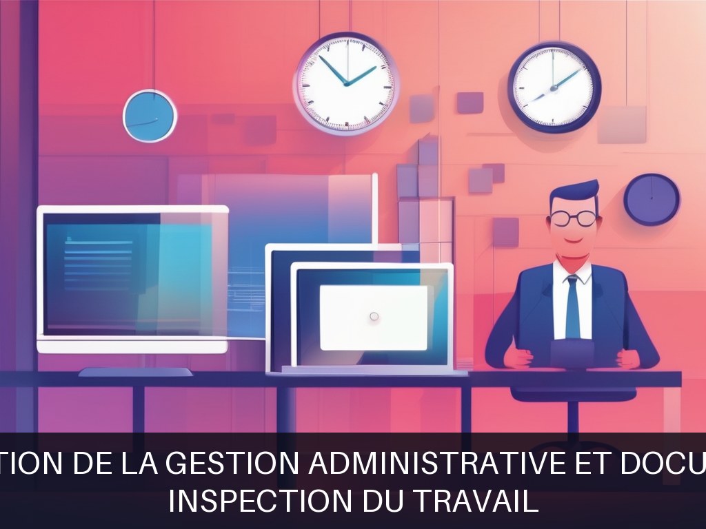 Illustration pour Inspection du travail: Optimisation de la gestion administrative et documentaire