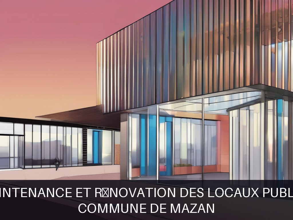 Illustration pour Commune de Mazan: Maintenance et rénovation des locaux publics