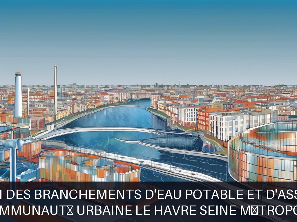 Illustration pour Communauté urbaine Le Havre Seine Métropole: Optimisation des branchements d'eau potable et d'assainissement