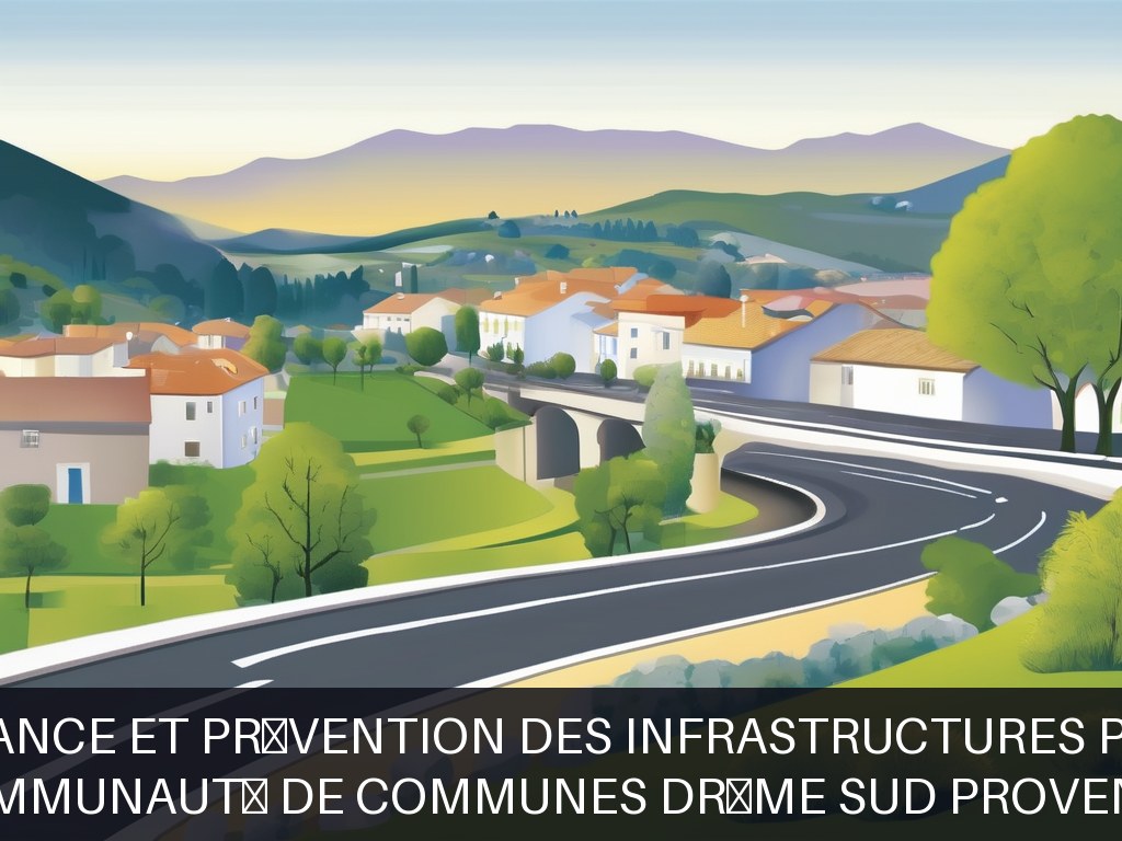 Illustration pour Communauté de Communes Drôme Sud Provence: Maintenance et prévention des infrastructures publiques