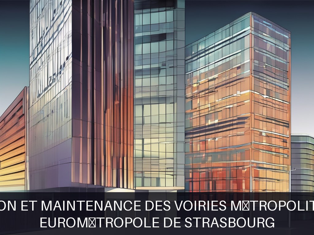 Illustration pour Eurométropole de Strasbourg: Gestion et maintenance des voiries métropolitaines