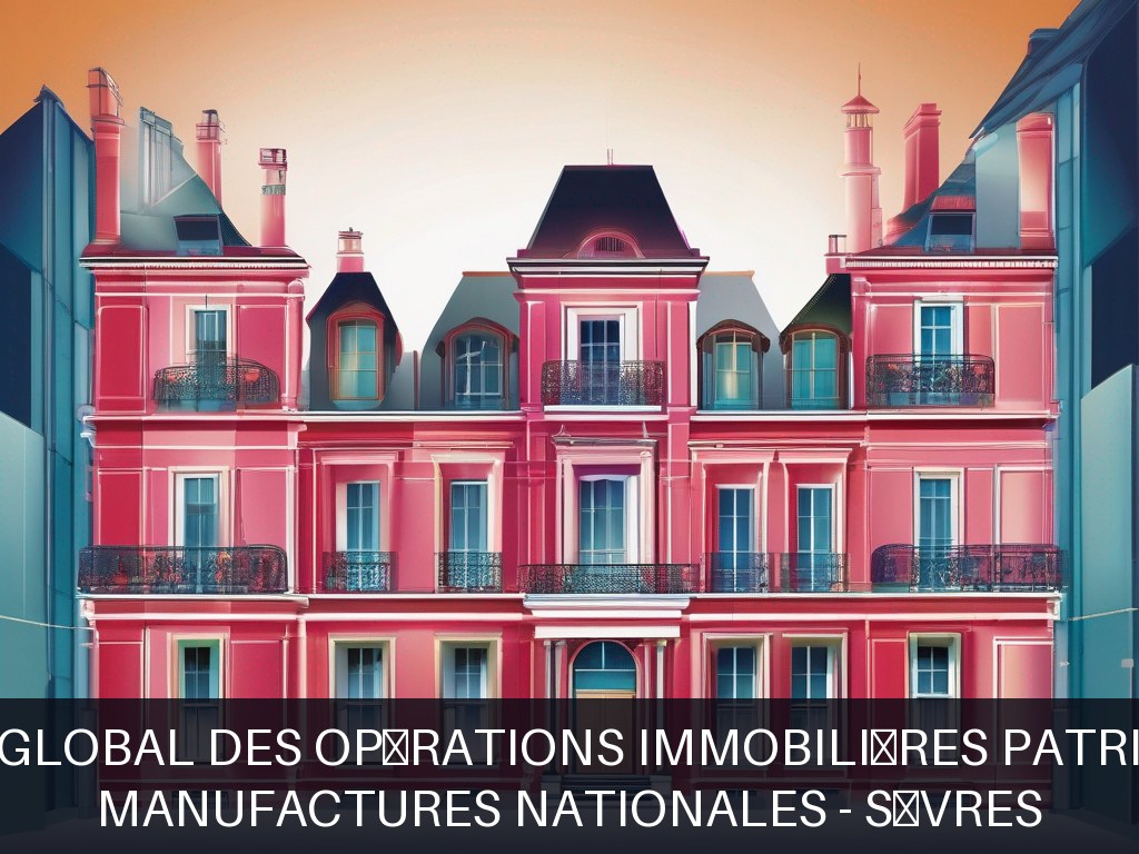 Illustration pour Manufactures nationales - Sèvres: Pilotage global des opérations immobilières patrimoniales