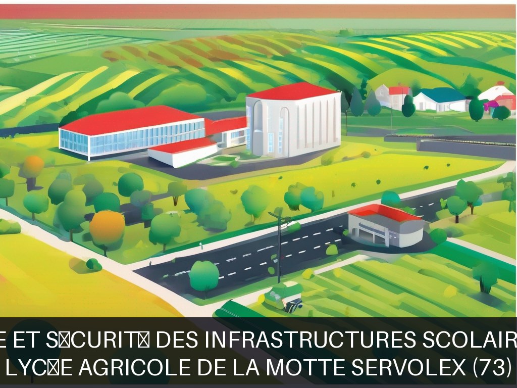 Illustration pour Lycée agricole de la Motte Servolex (73): Maintenance et sécurité des infrastructures scolaires agricoles