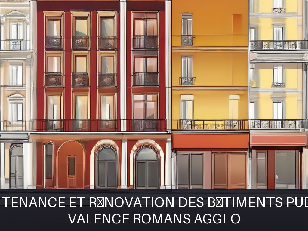 Illustration pour Valence Romans Agglo: Maintenance et rénovation des bâtiments publics
