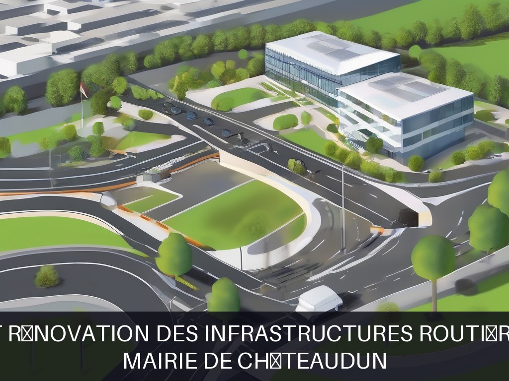 Illustration pour Mairie de Châteaudun: Maintenance et rénovation des infrastructures routières communales
