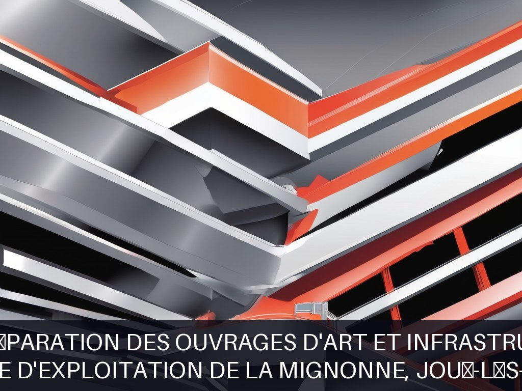 Illustration pour Centre d'exploitation de la Mignonne, Joué-Lès-Tours: Maintenance et réparation des ouvrages d'art et infrastructures routières