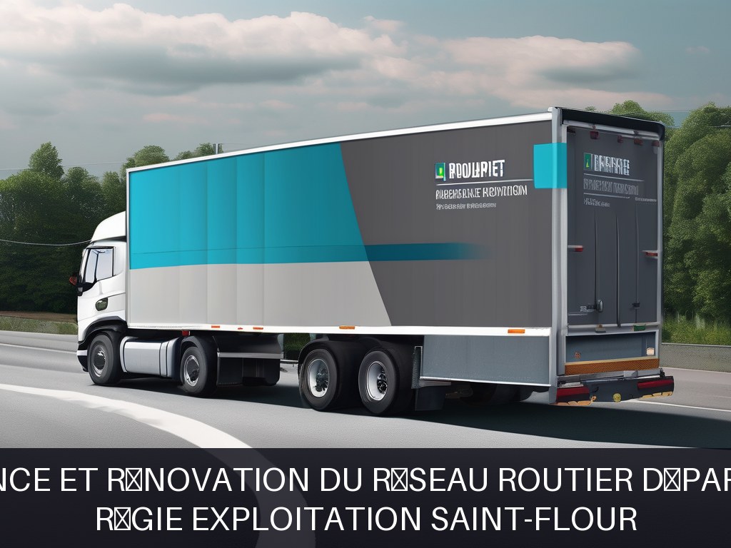 Illustration pour Régie Exploitation Saint-Flour: Maintenance et rénovation du réseau routier départemental