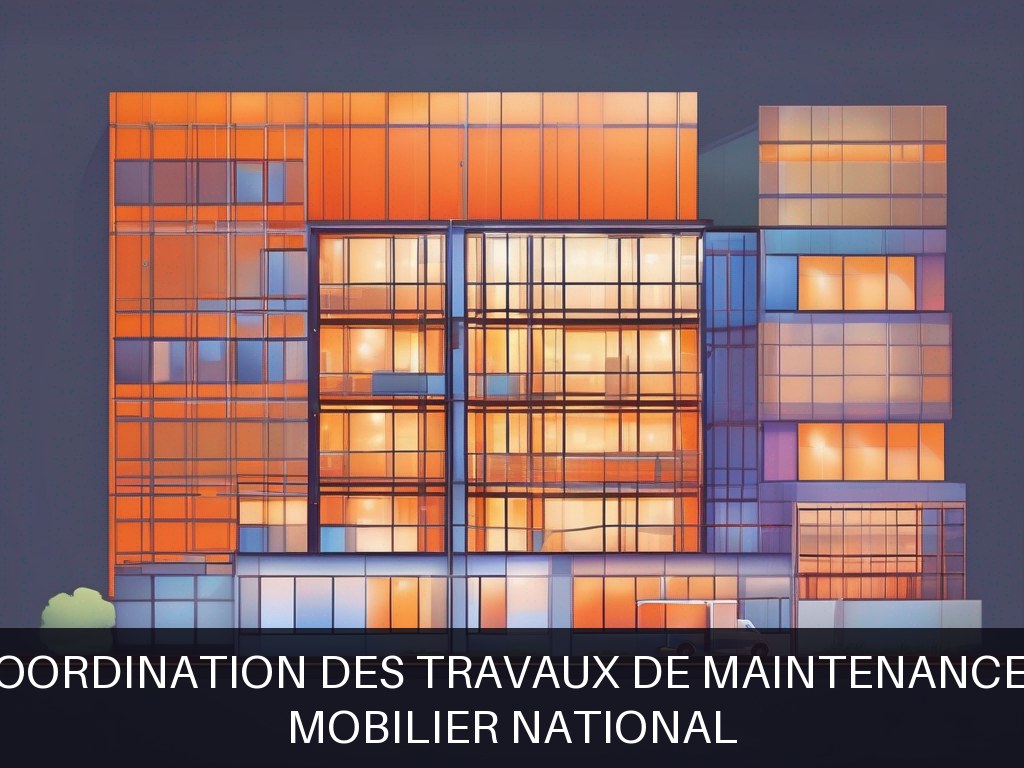 Illustration pour Mobilier national: Pilotage et coordination des travaux de maintenance externalisés