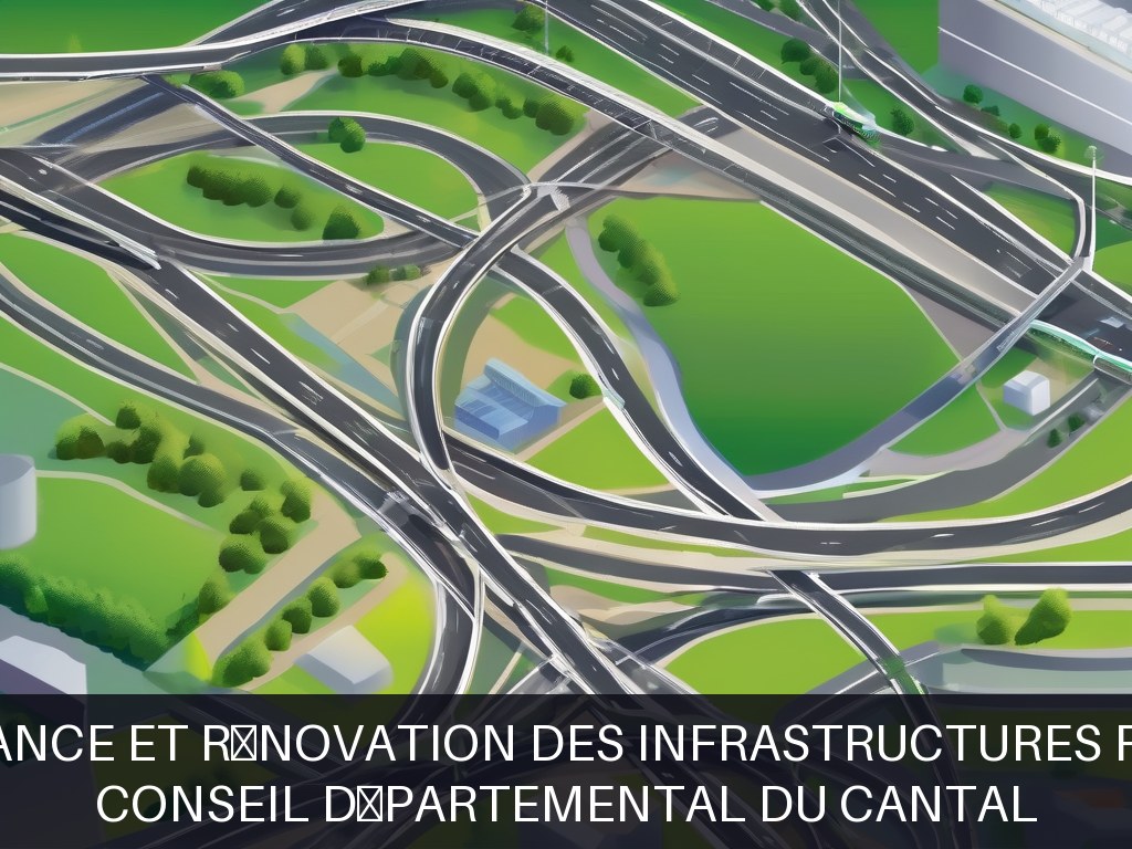 Illustration pour Conseil Départemental du Cantal: Maintenance et rénovation des infrastructures routières