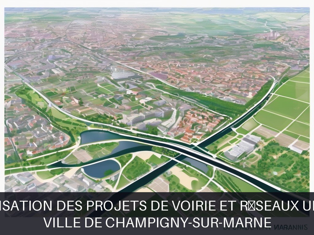 Illustration pour Ville de Champigny-sur-Marne: Optimisation des projets de voirie et réseaux urbains