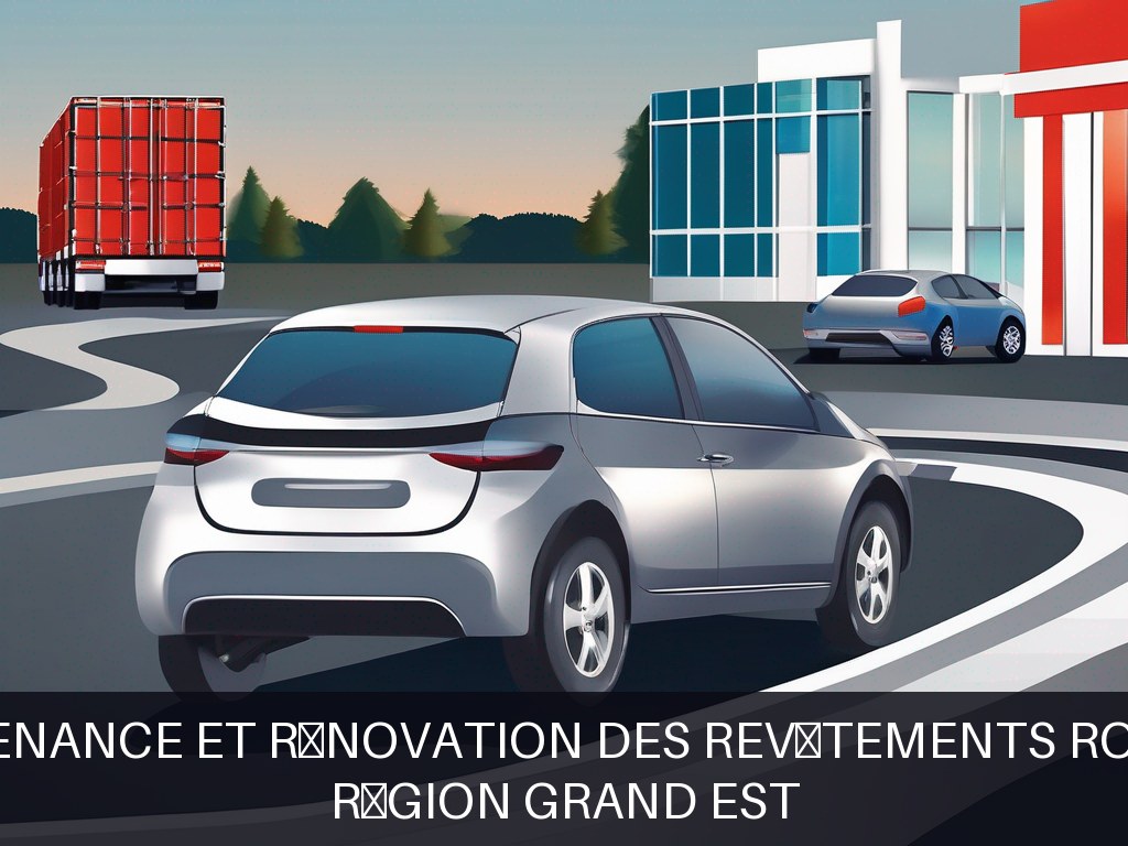 Illustration pour Région Grand Est: Maintenance et rénovation des revêtements routiers