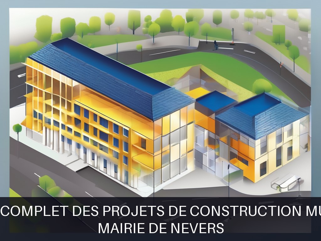 Illustration pour MAIRIE DE NEVERS: Pilotage complet des projets de construction municipaux