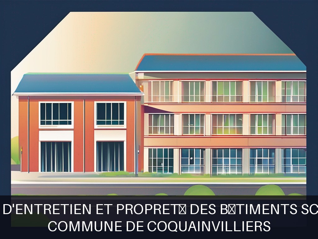 Illustration pour Commune de Coquainvilliers: Service d'entretien et propreté des bâtiments scolaires