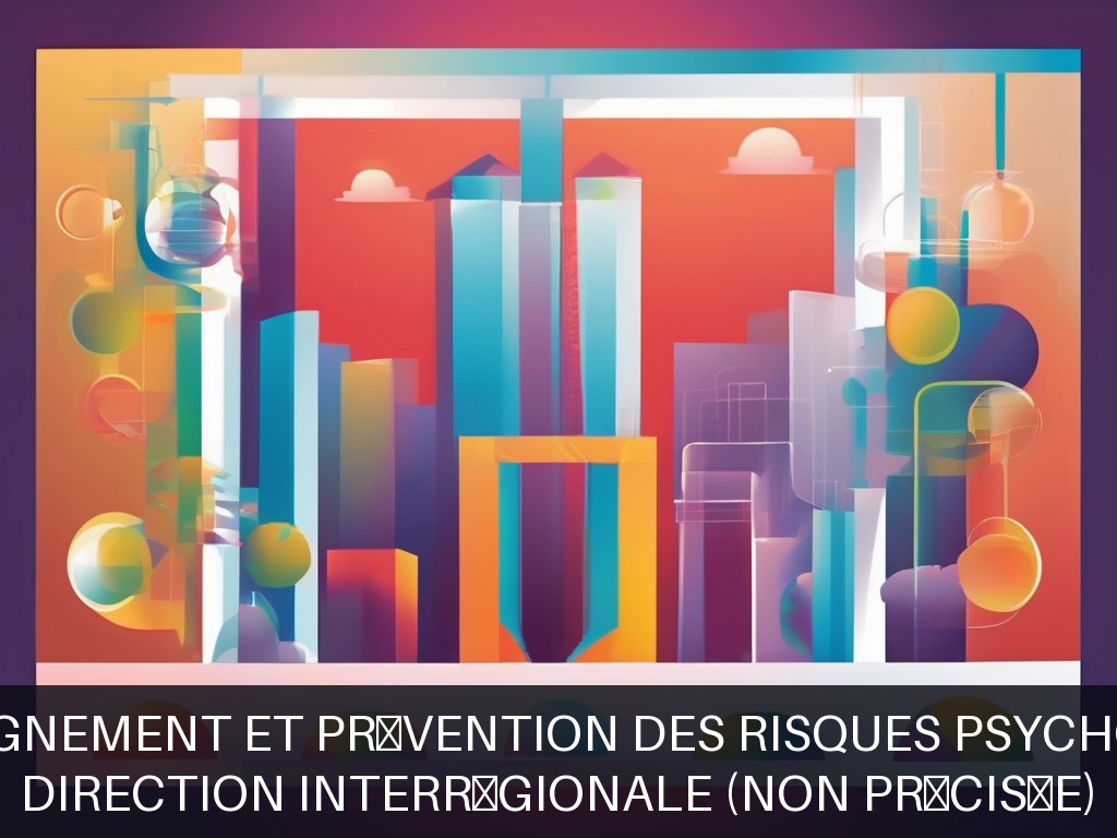 Illustration pour Direction interrégionale (non précisée): Accompagnement et prévention des risques psycho-sociaux
