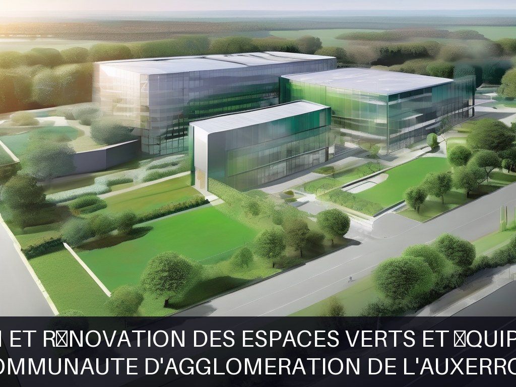 Illustration pour COMMUNAUTE D'AGGLOMERATION DE L'AUXERROIS: Gestion et rénovation des espaces verts et équipements