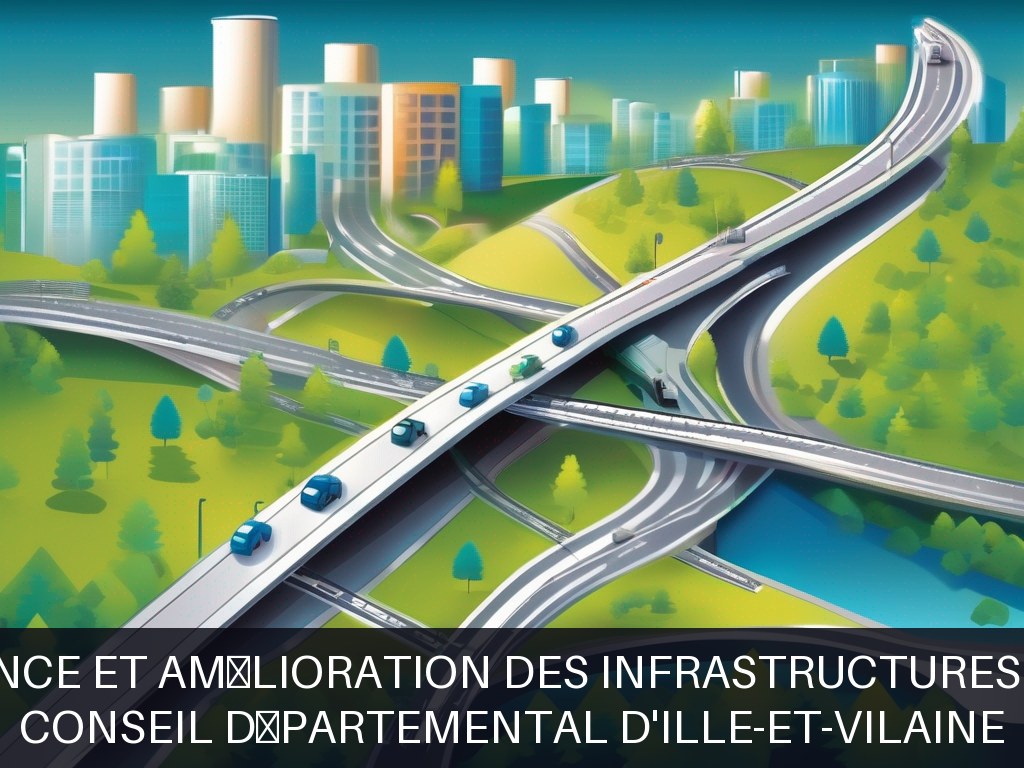 Illustration pour Conseil Départemental d'Ille-et-Vilaine: Maintenance et amélioration des infrastructures routières