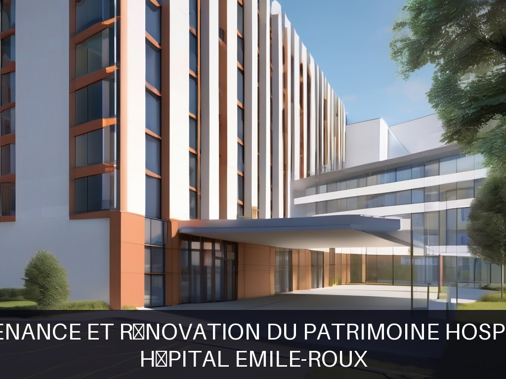 Illustration pour Hôpital Emile-Roux: Maintenance et rénovation du patrimoine hospitalier