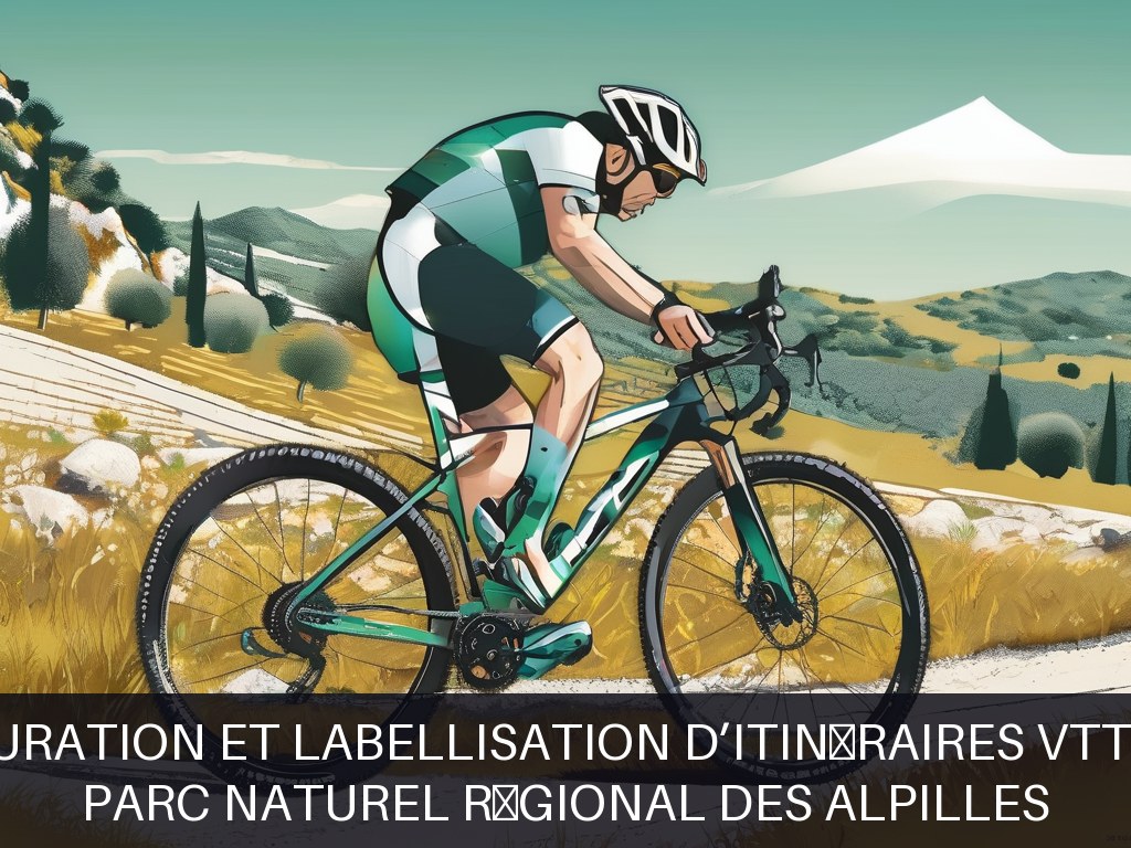 Illustration pour Parc naturel régional des Alpilles: Structuration et labellisation d’itinéraires VTT/Gravel (Potentiel à Court Terme)
