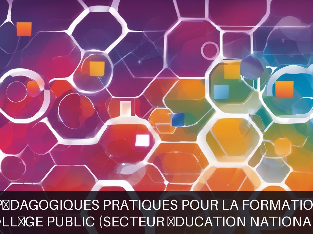 Illustration pour Collège public (secteur éducation nationale): Solutions pédagogiques pratiques pour la formation BTP SEGPA (Potentiel à Court Terme)