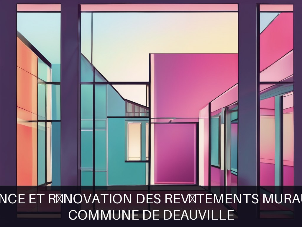 Illustration pour Commune de Deauville: Maintenance et rénovation des revêtements muraux et sols