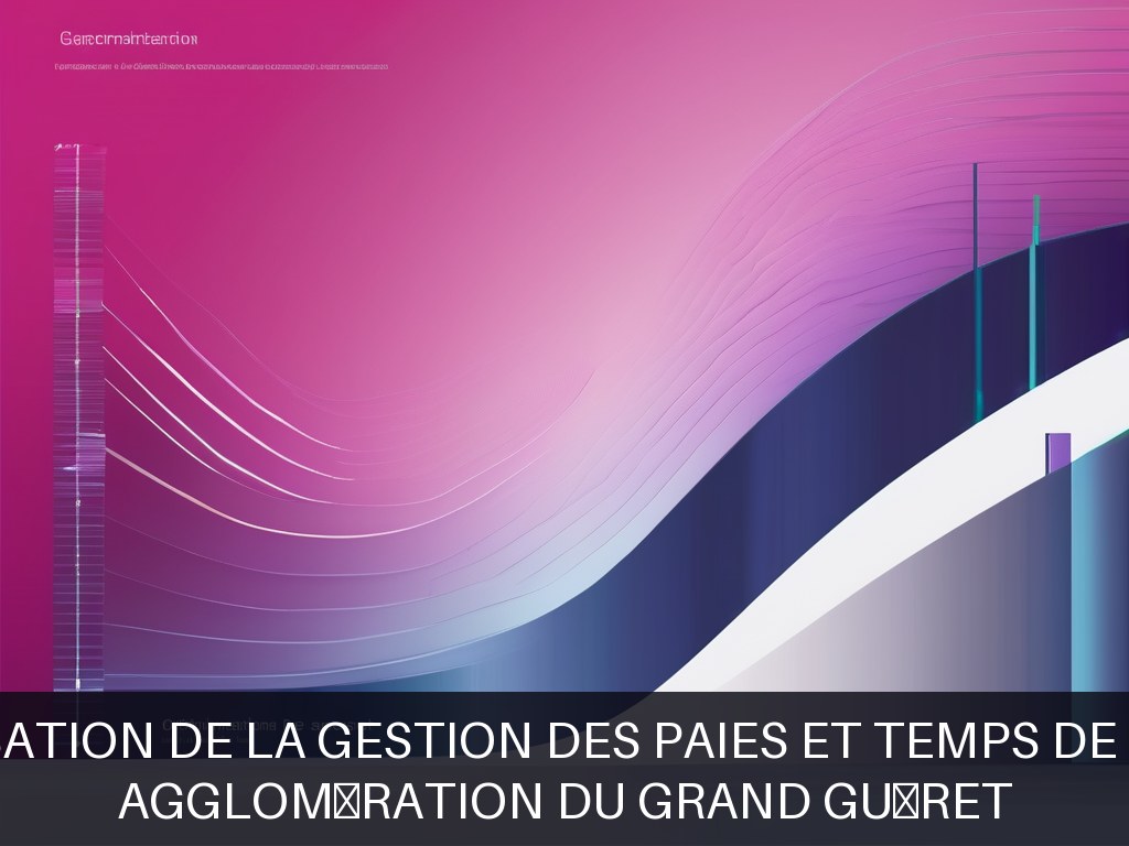 Illustration pour Agglomération du Grand Guéret: Optimisation de la gestion des paies et temps de travail