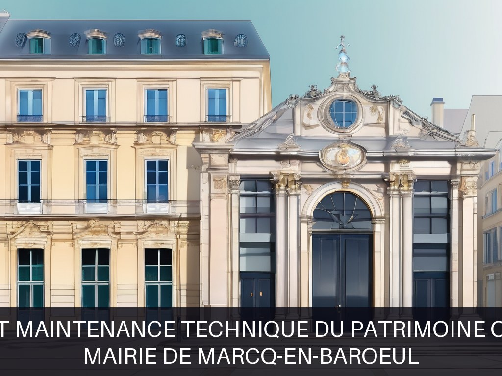 Illustration pour Mairie de Marcq-en-Baroeul: Gestion et maintenance technique du patrimoine communal