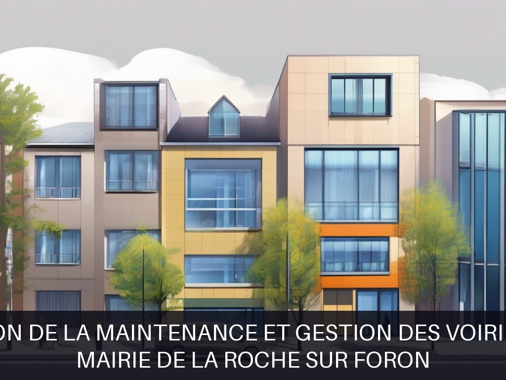 Illustration pour Mairie de La Roche sur Foron: Optimisation de la maintenance et gestion des voiries urbaines