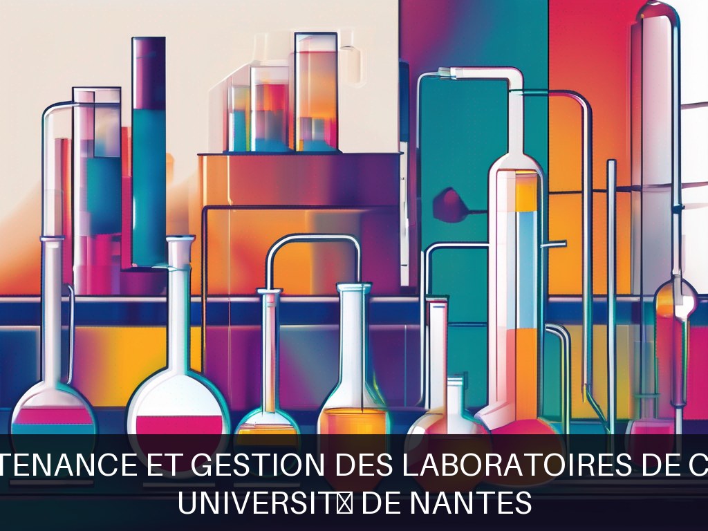 Illustration pour Université de Nantes: Maintenance et gestion des laboratoires de chimie