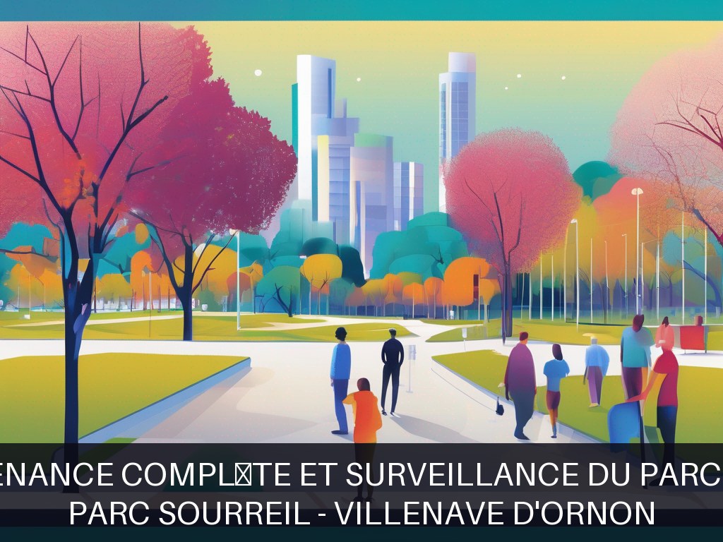 Illustration pour Parc Sourreil - Villenave d'Ornon: Maintenance complète et surveillance du parc public