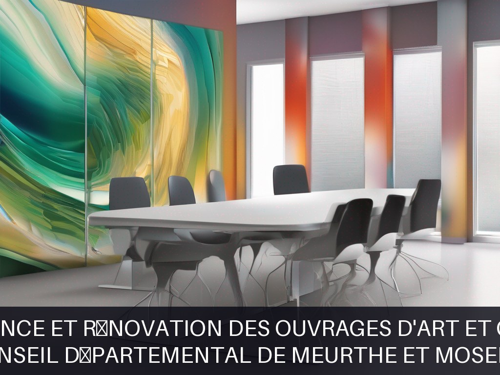 Illustration pour Conseil Départemental de Meurthe et Moselle: Maintenance et rénovation des ouvrages d'art et glissières