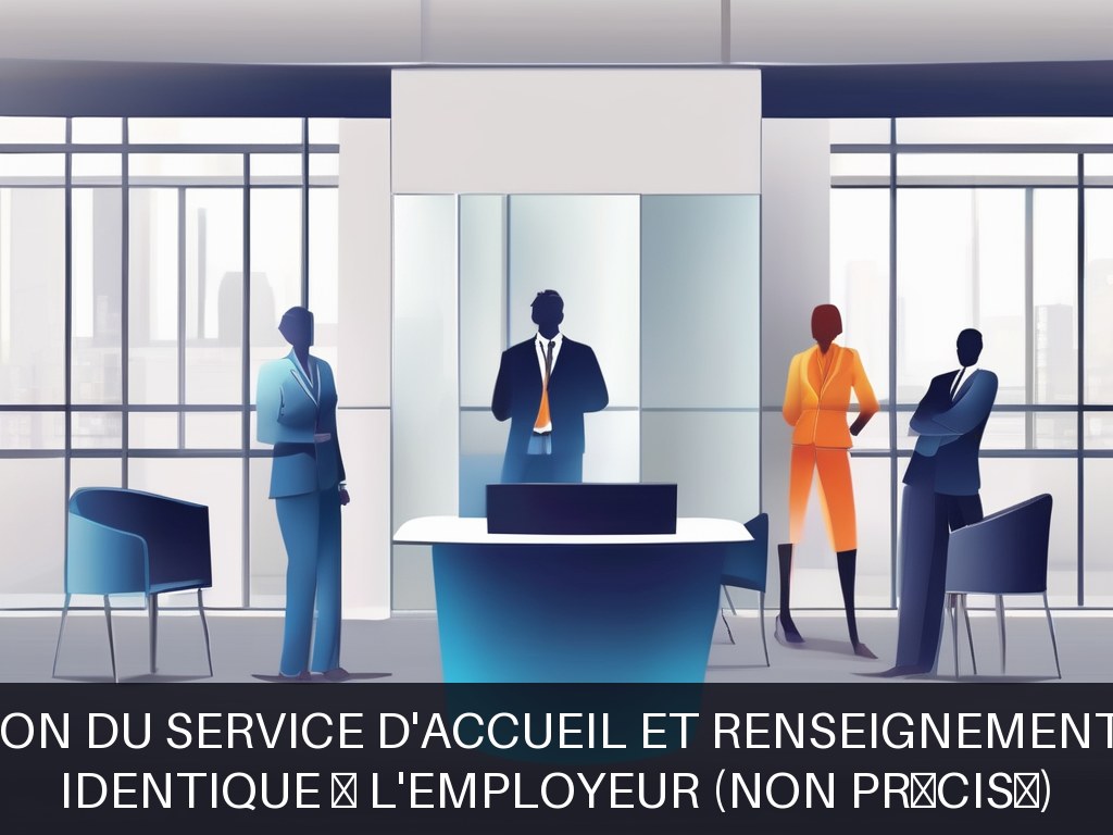 Illustration pour Identique à l'employeur (non précisé): Optimisation du service d'accueil et renseignement juridique (Potentiel à Court Terme)