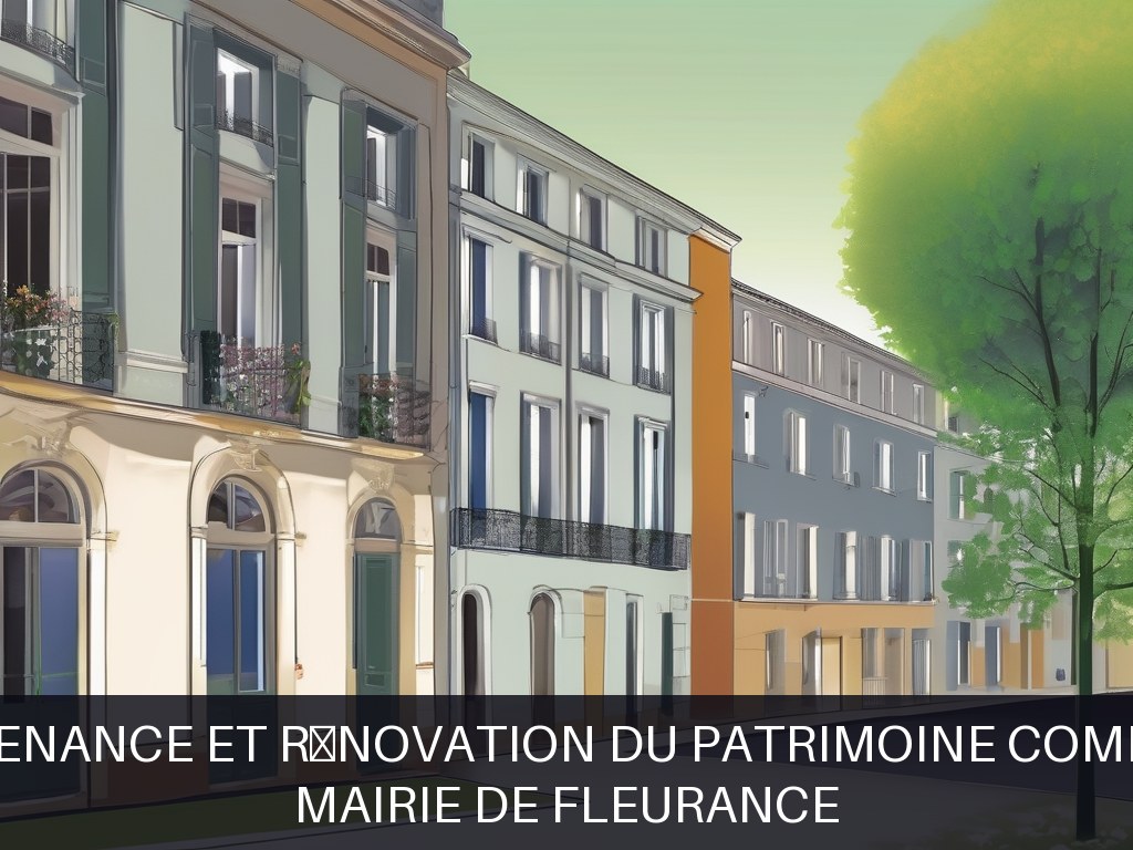 Illustration pour Mairie de FLEURANCE: Maintenance et rénovation du patrimoine communal