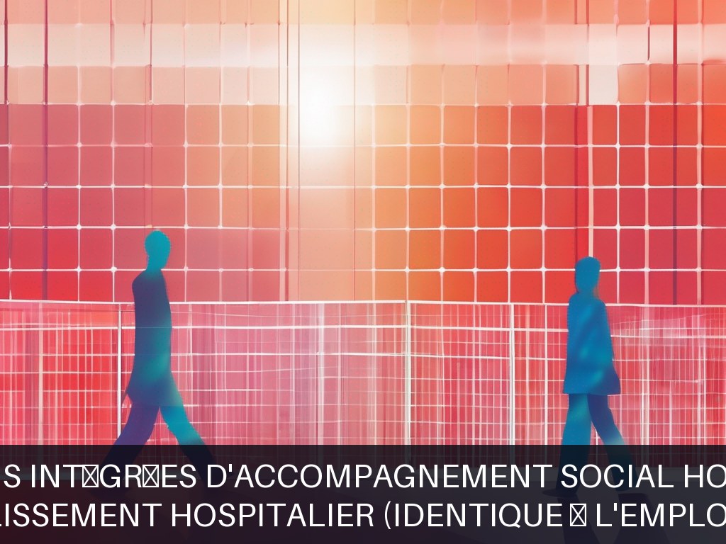 Illustration pour Établissement hospitalier (identique à l'employeur): Solutions intégrées d'accompagnement social hospitalier