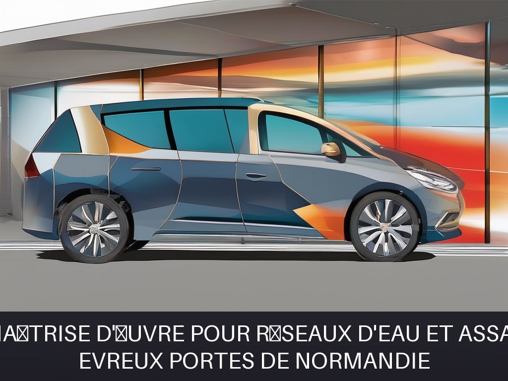 Illustration pour Evreux Portes de Normandie: Études et maîtrise d'œuvre pour réseaux d'eau et assainissement