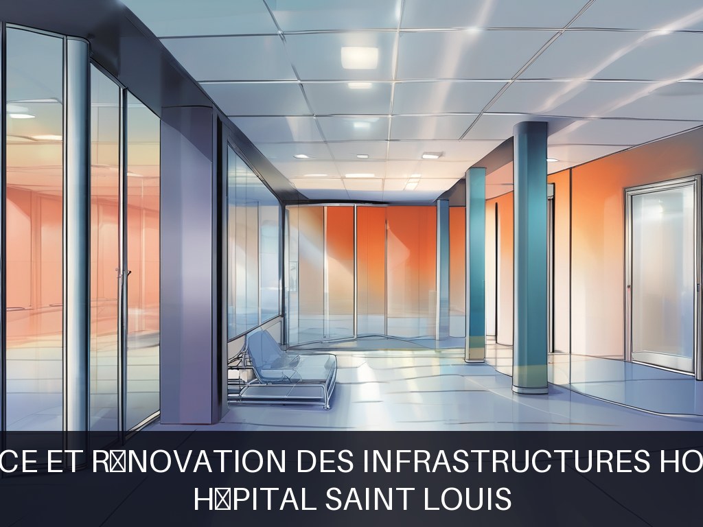 Illustration pour Hôpital Saint Louis: Maintenance et rénovation des infrastructures hospitalières