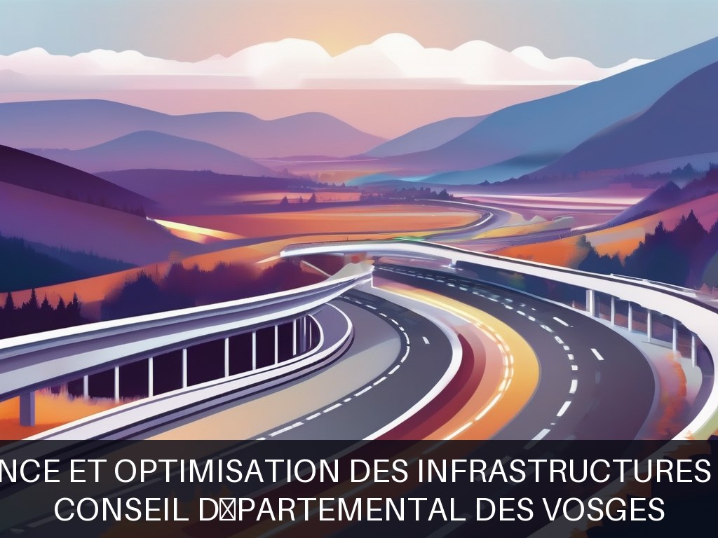 Illustration pour Conseil Départemental des Vosges: Maintenance et optimisation des infrastructures routières