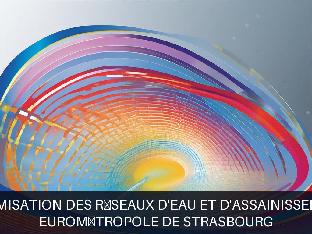 Illustration pour Eurométropole de Strasbourg: Optimisation des réseaux d'eau et d'assainissement