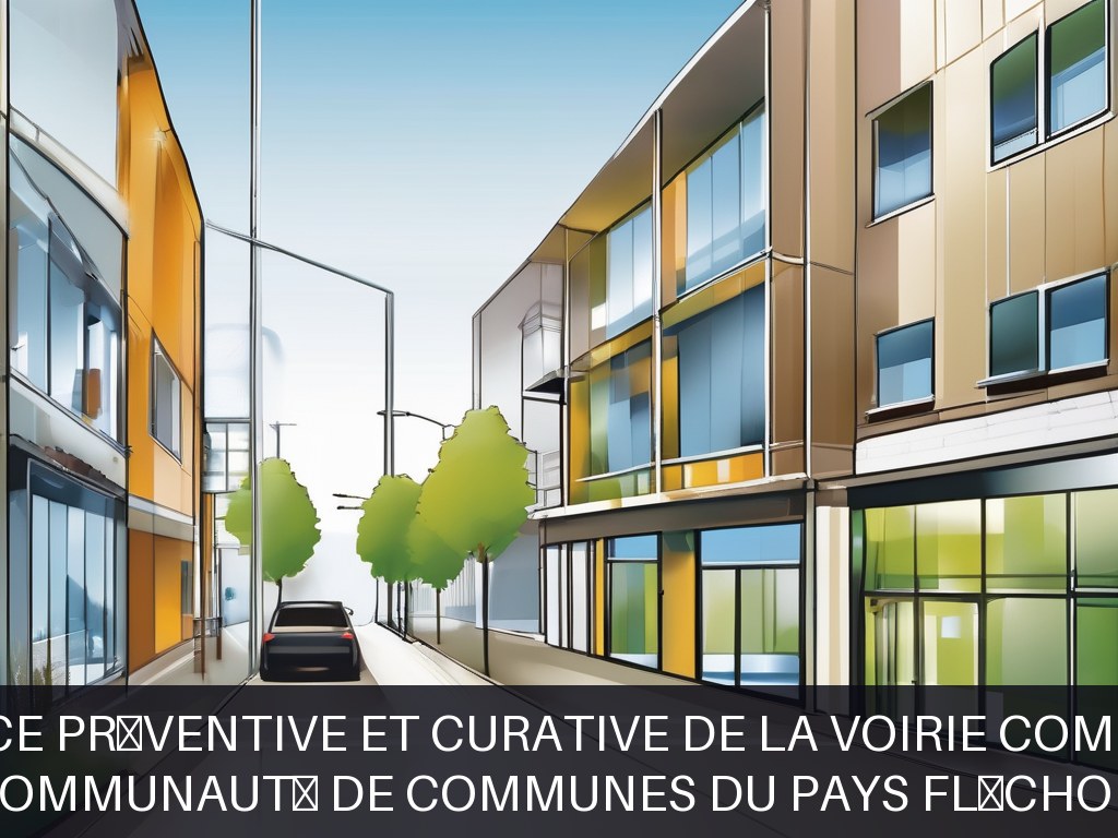 Illustration pour Communauté de Communes du Pays Fléchois: Maintenance préventive et curative de la voirie communautaire