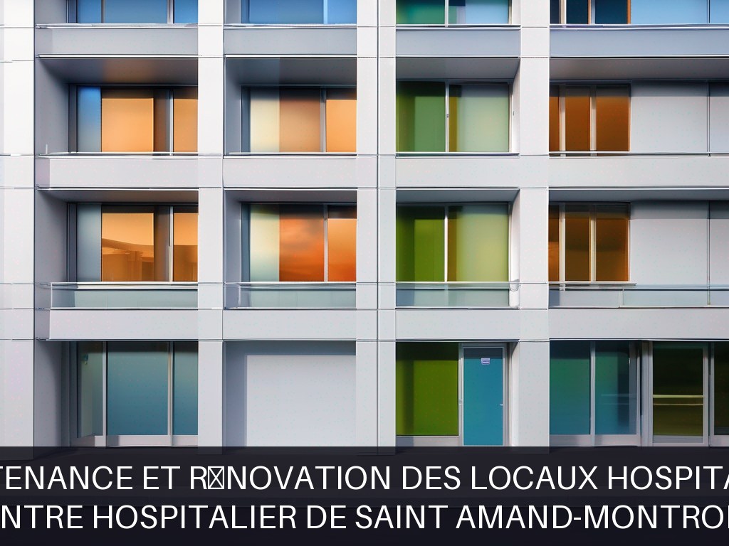 Illustration pour Centre Hospitalier de Saint Amand-Montrond: Maintenance et rénovation des locaux hospitaliers