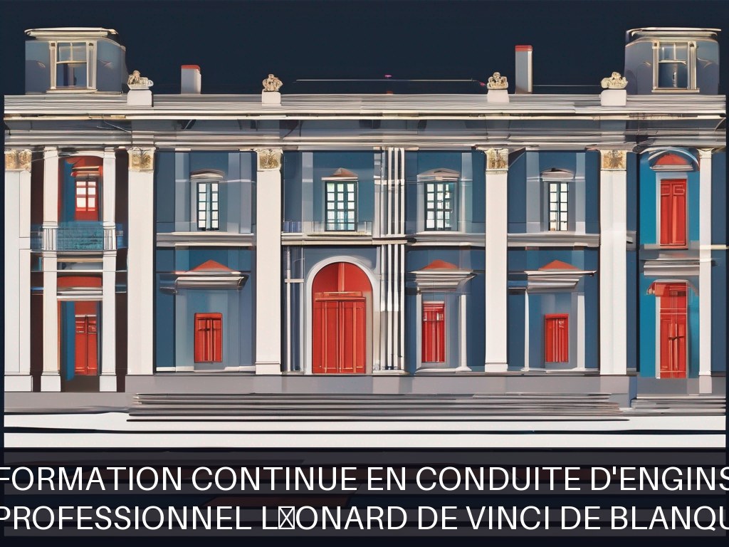 Illustration pour Lycée professionnel Léonard de Vinci de Blanquefort: Formation continue en conduite d'engins (Opportunité Urgente!)