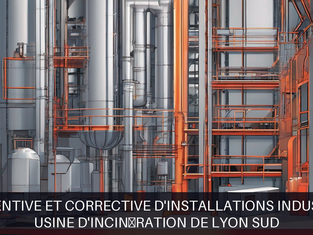 Illustration pour Usine d'incinération de Lyon sud: Maintenance préventive et corrective d'installations industrielles critiques