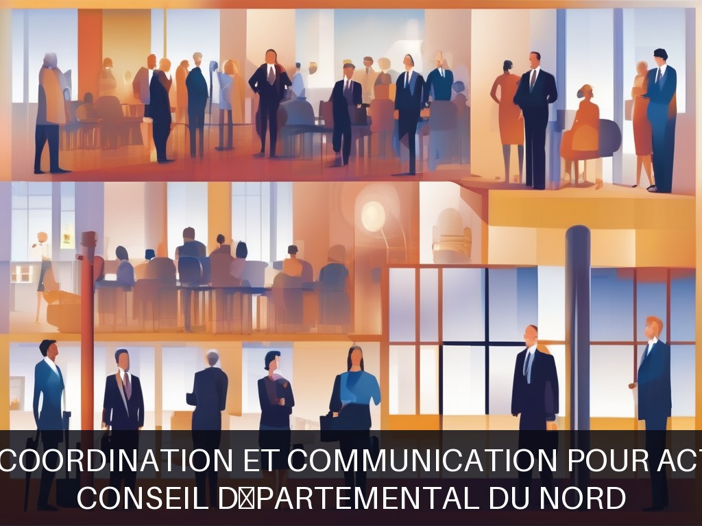 Illustration pour Conseil Départemental du Nord: Solutions de coordination et communication pour acteurs sociaux (Potentiel à Court Terme)
