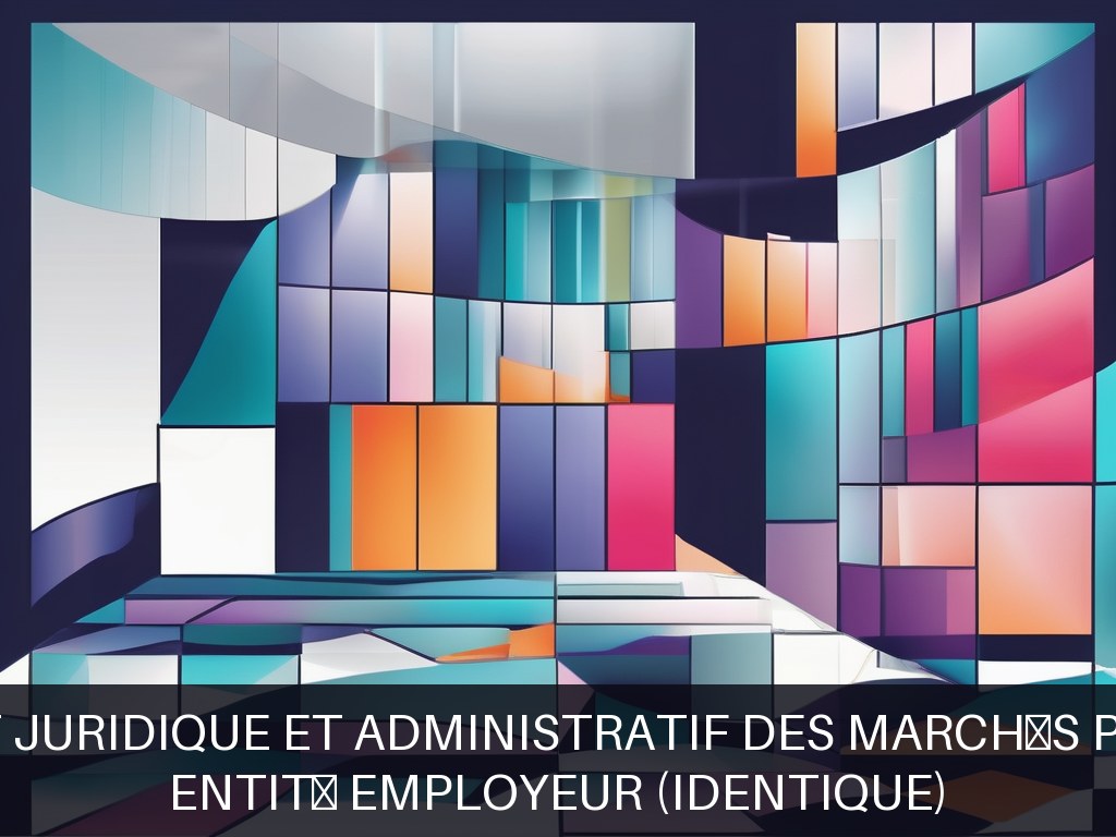 Illustration pour Entité employeur (identique): Accompagnement juridique et administratif des marchés publics de travaux