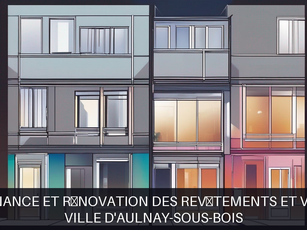 Illustration pour Ville d'Aulnay-sous-Bois: Maintenance et rénovation des revêtements et vitreries