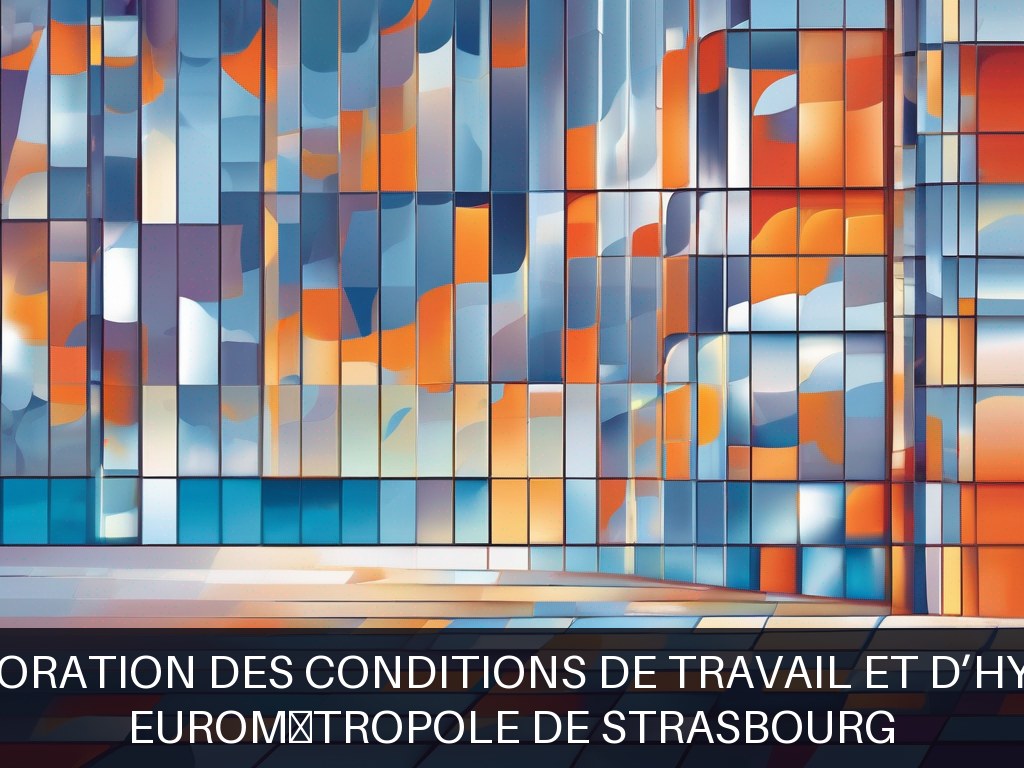 Illustration pour Eurométropole de Strasbourg: Amélioration des conditions de travail et d’hygiène