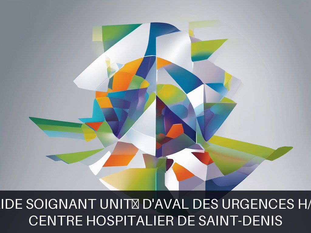 Illustration pour CENTRE HOSPITALIER DE SAINT-DENIS: Aide soignant Unité d'Aval des Urgences H/F