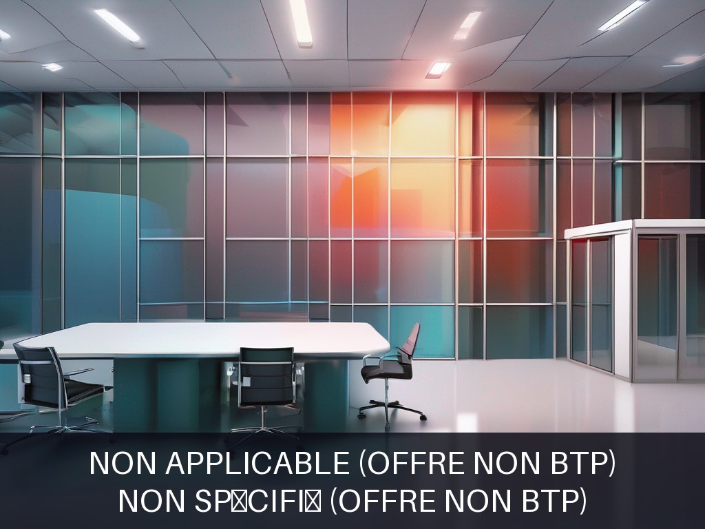 Illustration pour Non spécifié (offre non BTP): Non applicable (offre non BTP)