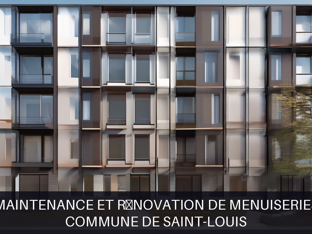Illustration pour Commune de Saint-Louis: Maintenance et rénovation de menuiseries